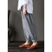 Loose Harem Linen Trousers Casual Pants